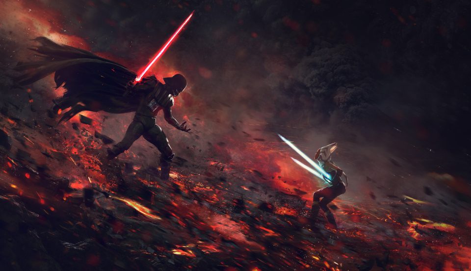 guillem h pongiluppi guillemhp darth vader vs ahsoka e1530601187609 - جدای‌ها در Star Wars | آشنایی با دنیای جنگ ستارگان (قسمت دوم)