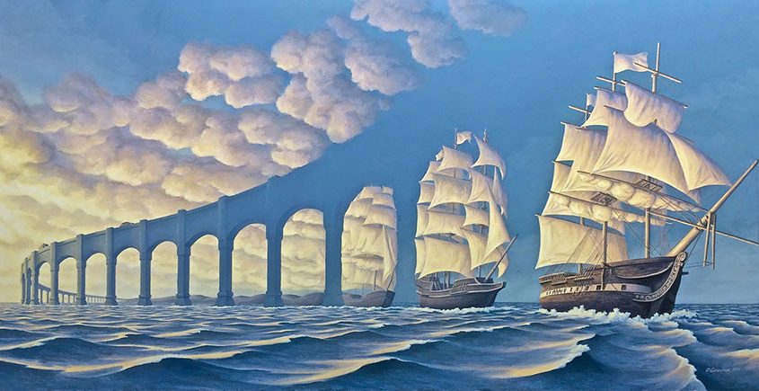 magic realism paintings rob gonsalves 100 845x435 - بلاگ