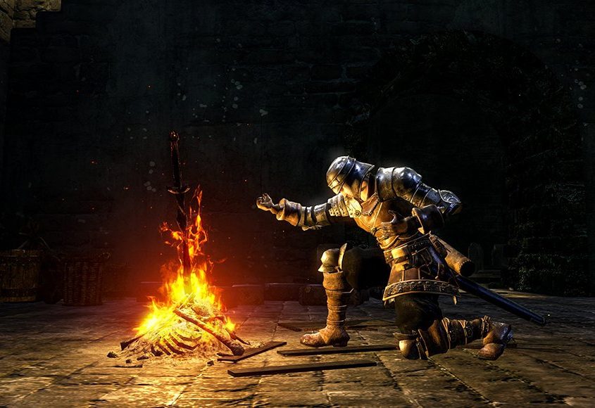 55. Dark Souls Bonfire 845x580 - بلاگ