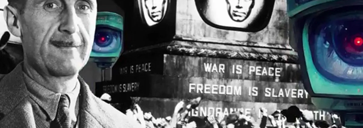32. George Orwell 00001 1200x423 - جورج اورول: مردی که می‌خواست همه‌ی دروغ‌های دنیا را افشا کند